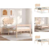 Betten & Bettgestelle - Living Seniorenbett Mit Kopfteil Massivholz