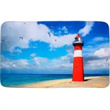 Sanilo Bad-Accessoire-Set »Leuchtturm«, 3-teilig - blau