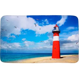 Sanilo Bad-Accessoire-Set »Leuchtturm«, 3-teilig - blau