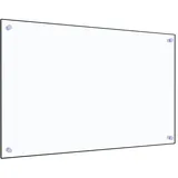 vidaXL Küchenrückwand Transparent 80×50 cm Hartglas