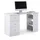 Homcom Computerschreibtisch HOMCOM weiß 3 Schubladen 2 Ablagen Aufbewahrung 120x49x72cm