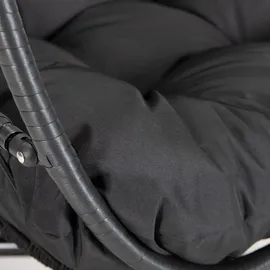 Home Deluxe Hängesessel Loma Schwarz