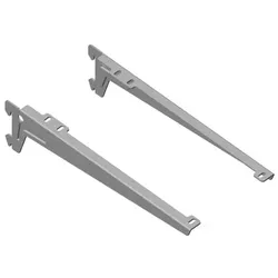 Winkelträger silberfarbig 280mm