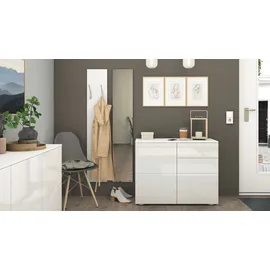 borchardt Möbel Wandspiegel BORCHARDT MÖBEL "Vaasa", weiß (weiß matt), B:24cm H:140cm T:2cm, Spanplatte, Spiegel, Wandspiegel, Breite 24 cm