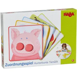 Haba Lernspielzeug Zuordnungsspiel Kunterbunte Tierwelt 1 St
