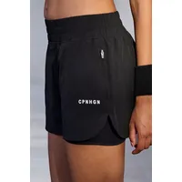 Copenhagen Studios Funktionsshorts mit seitlichen Reißverschlusstaschen schwarz L (44/46)