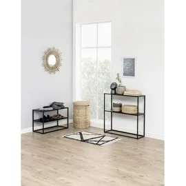 Actona Nino Konsolentisch 79,5 x 80,5 x 26 cm schwarz