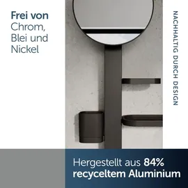 Ideal Standard Beauty Kosmetikspiegel-Set Bar Schwarz Matt