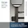 Ideal Standard Beauty Kosmetikspiegel-Set Bar Schwarz Matt
