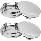 JNNJ 4 Stück Universal-Nabenkappen, Felgen Radnaben Radmittelkappen, Universal Auto-Tuning-Zubehör Für Fahrzeug Auto Radnaben Kunststoff Abdeckungen(Galvanische-Farbe)