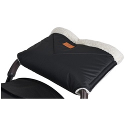 Cangaroo Kinderwagen-Handwärmer Luxe Handmuff für den Kinderwagen Selbstverschluss schwarz