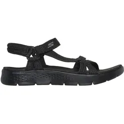 SKECHERS Damen Sandalen GO WALK FLEX, Schwarz, 42