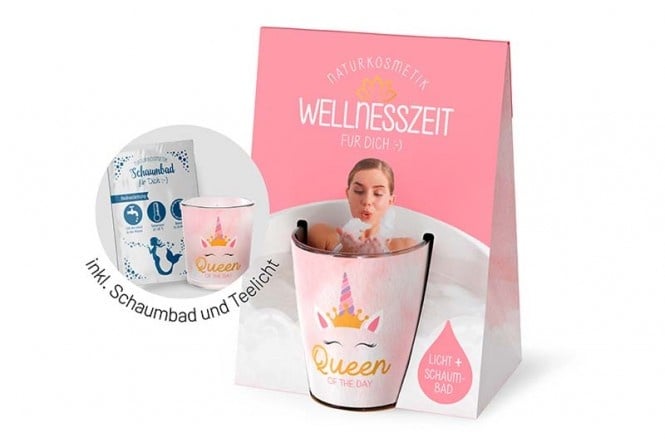 Preisvergleich Produktbild la vida Wellnesszeit Queen - Einhorn