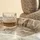 SIGNATURE Couchtisch Beige Marmor/Metall 60 x 40 x 60 cm