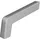 Sarei Fensterbank PVC Seitenteile 225 mm silber