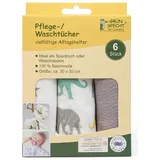 Grünspecht Pflege-Waschtücher taupe 30x30cm (6St)