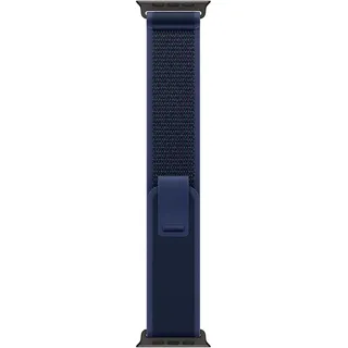 Apple Watch Trail Loop für Watch Ultra 49mm Blau / Titan schwarz (S/M)
