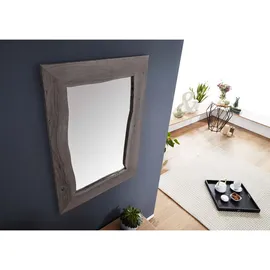 Massivmoebel24 Spiegel grau lackiert Pure Acacia 913
