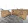 sit&more Polstergarnitur SIT & MORE "Basel", braun (cappuccino), Kunstleder NaturLEDER, Sitzmöbel-Sets, Set, bestehend aus 3-Sitzer + 2-Sitzer + Sessel
