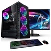 PC Set Gaming mit 27 Zoll TFT Raptor V AMD Ryzen 5 5600G, 16GB DDR4, AMD Vega Grafik, 1TB SSD, Windows 11,