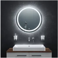 Bringer-germany Bringer® Badspiegel mit Beleuchtung Rund - BRRS203 -