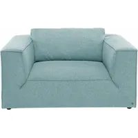 Tom Tailor HOME Loveseat »BIG CUBE STYLE«, mit bequemen Stegkissen, extra große Sitztiefe, Breite 147 cm blau