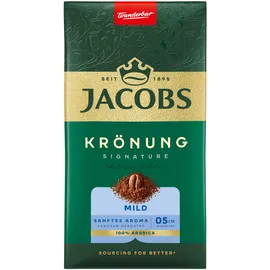 Jacobs Krönung MILD Kaffee, gemahlen, Arabicabohnen mild, 500,0 g