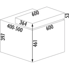 Naber X-LINE 600/L5 414 mm Grau