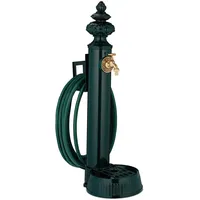 Relaxdays Standbrunnen Antik 87x26x43 cm grün