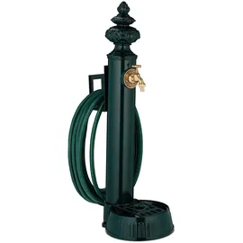Relaxdays Standbrunnen Antik 87x26x43 cm grün
