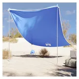vidaXL Strand-Schattenzelt mit Sandsäcken Blau 214x236 cm 4008641