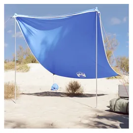 vidaXL Strand-Schattenzelt mit Sandsäcken Blau 214x236 cm 4008641