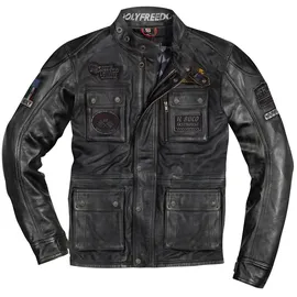 John Doe HolyFreedom Explorer Motorrad Textiljacke, schwarz, Größe für Männer