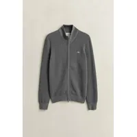 GANT Strickjacke dunkelgrau XXL