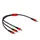 DeLock USB-C auf Micro-USB/Lightning 0,3 m Schwarz/Rot