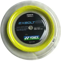 Yonex BG Exbolt 65 Badminton-Schnur, gelb, 200 m