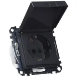 Merten SCHUKO-Steckdose anth Klappdeckel IP44 MEG2314-0414
