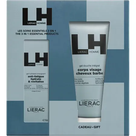 Lierac Homme Set Feuchtigkeitsspendendes Energetisierendes Gel + Duschgel Gratis
