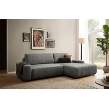 Home Affaire Eckcouch Cord 2-Sitzer Grau