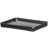 HENDI Hochgeschwindigkeits-Backblech,Antihaftbeschichtung,verstärkt,Perforierte,Schwarz,290x190x(H)30mm