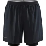 Craft ADV Charge 2-In-1 Stretch Shorts Herren schwarz XL