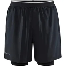 Craft ADV Charge 2-In-1 Stretch Shorts Herren schwarz XL