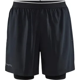 Craft ADV Charge 2-In-1 Stretch Shorts Herren schwarz XL