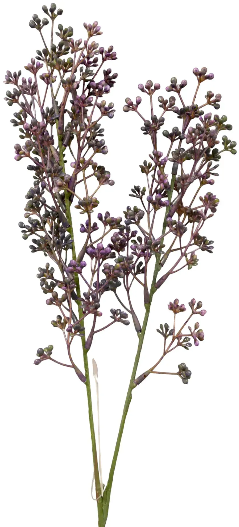 Beeren Zweig 61cm grün/lila