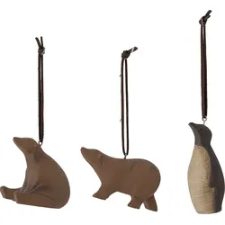 Berg Christbaumschmuck Tiere 3 St.