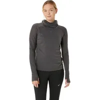 Asics Damen T-Shirt METARUN WINTER LS HOODIE, PERFORMANCE BLACK,