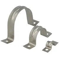 Tecuro Befestigungsschelle Ø 38 mm, zweilaschig, edelstahl - für