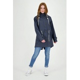 DEPROC Active Regenjacke DEPROC ACTIVE "Friesennerz LOVE PEAK UNI WOMEN" Gr. 46 (L), blau (navy) Damen Jacken Regenjacken Anoraks