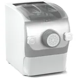 Klarstein Pastamania Nudelmaschine Elektrisch – 260 W Vollautomatische Pastamaschine mit 7 Aufsätze Nudeln Ravioli einfache Reinigung Weiß