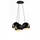 s.luce Ball 3-flg. 20 cm Rund / Schwarz